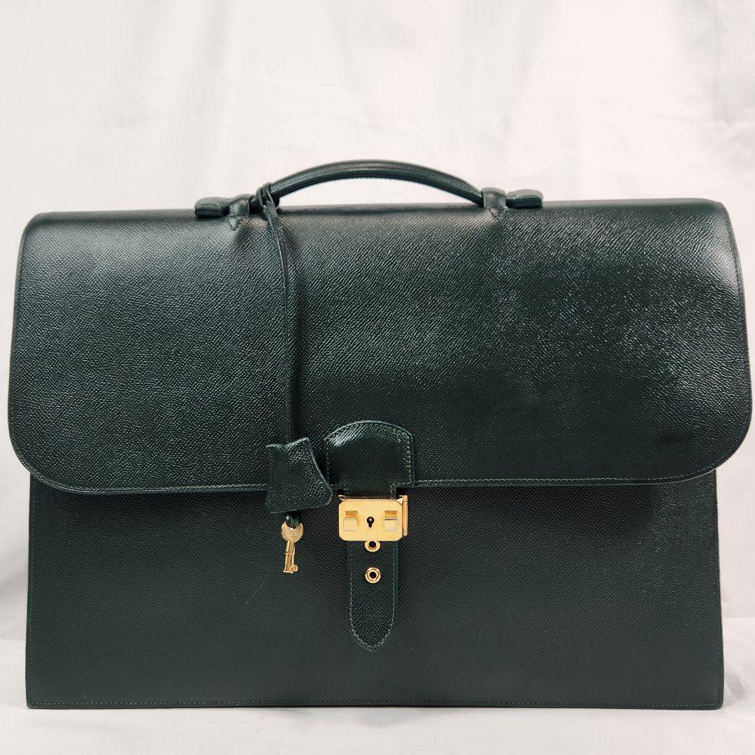 美品 CELLERINI ビジネスバッグ ゴールド金具