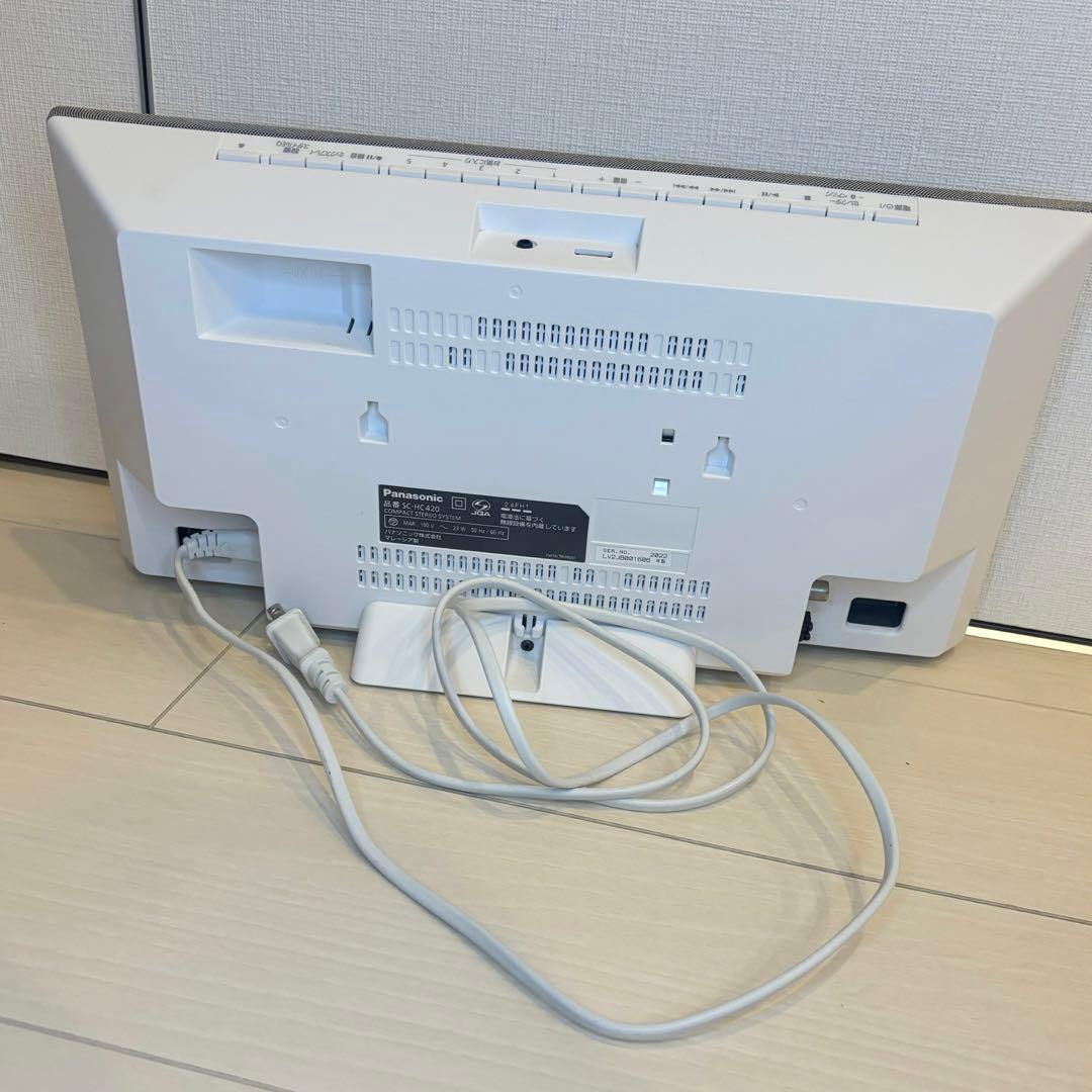 Panasonic SC-HC420-S コンパクトステレオシステム シルバー