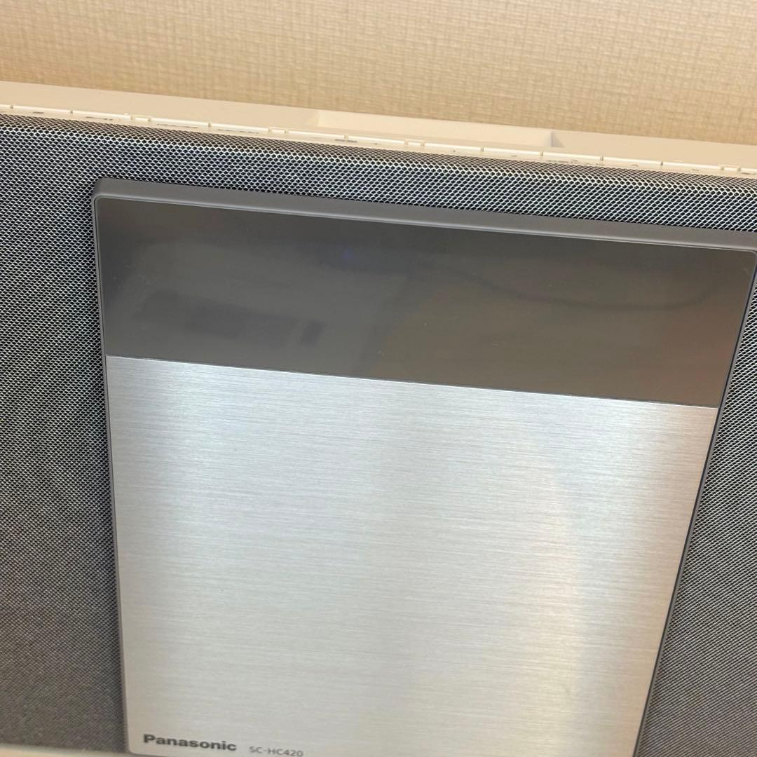 Panasonic SC-HC420-S コンパクトステレオシステム シルバー