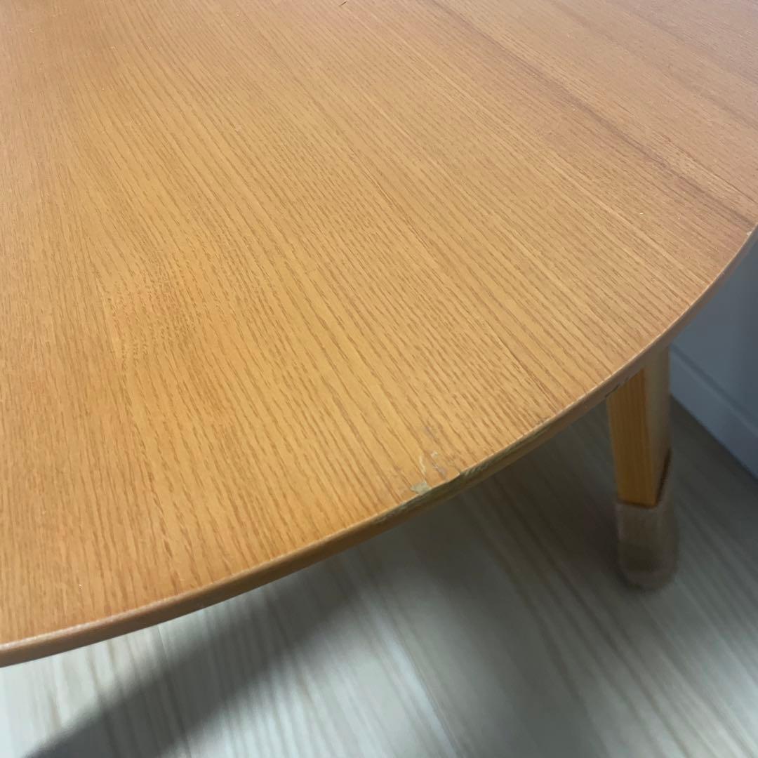 無印良品楕円形こたつ 電気式 リモコン付き