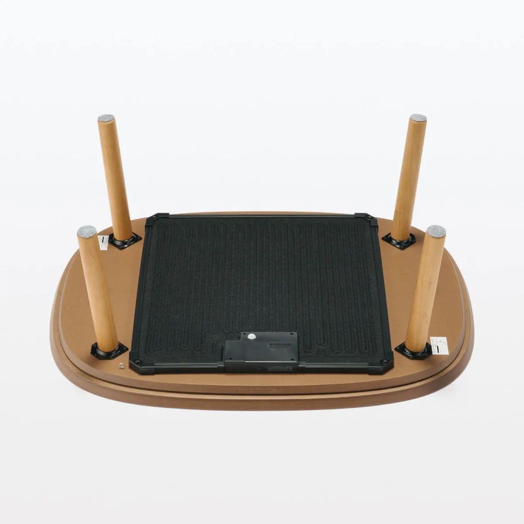 無印良品楕円形こたつ 電気式 リモコン付き