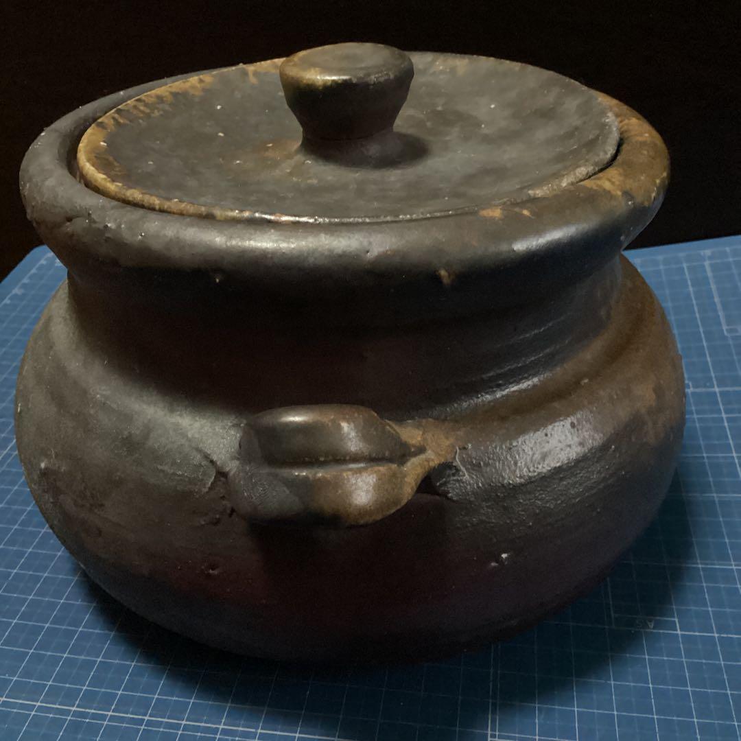 備前焼　茶道具　水指/水差