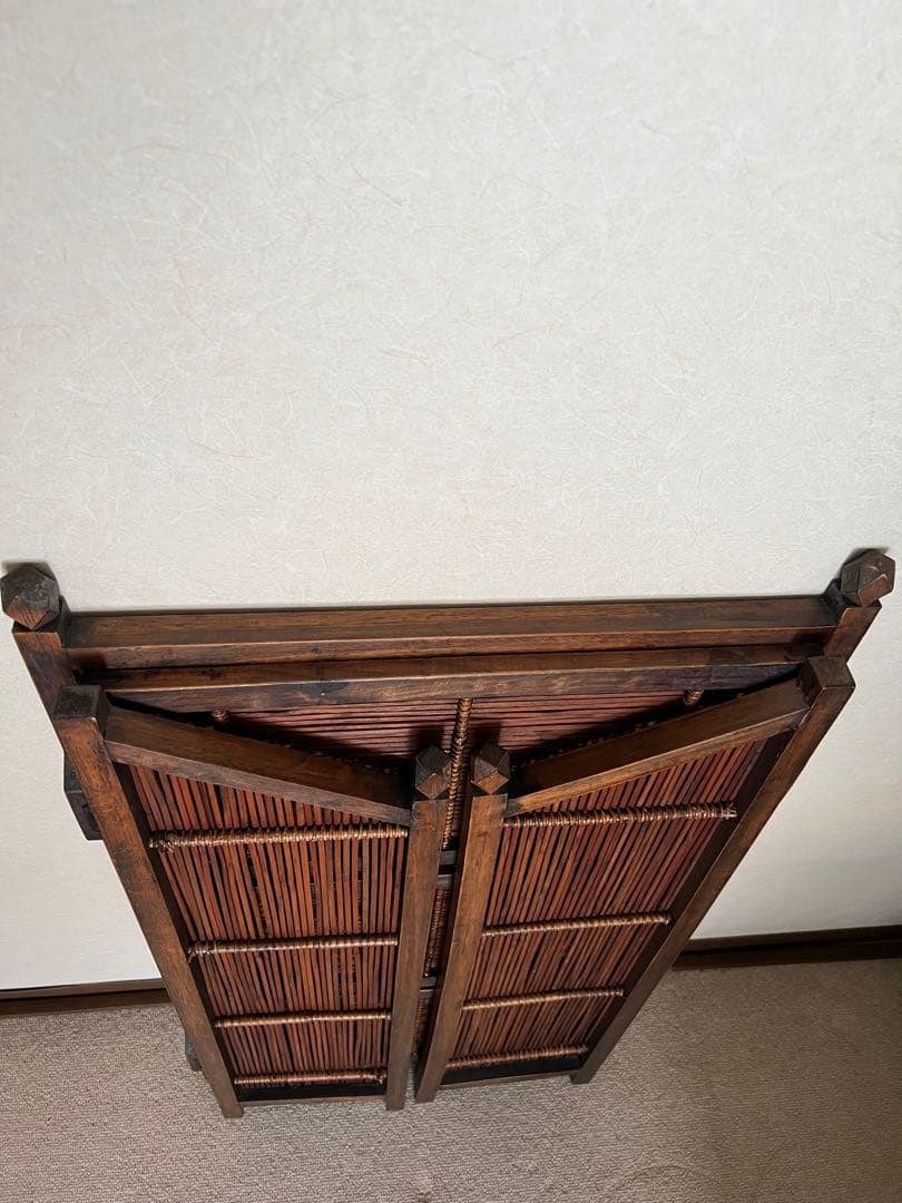 アジアンスタイル 竹製シェルフ 3段 ① バリ インドネシア