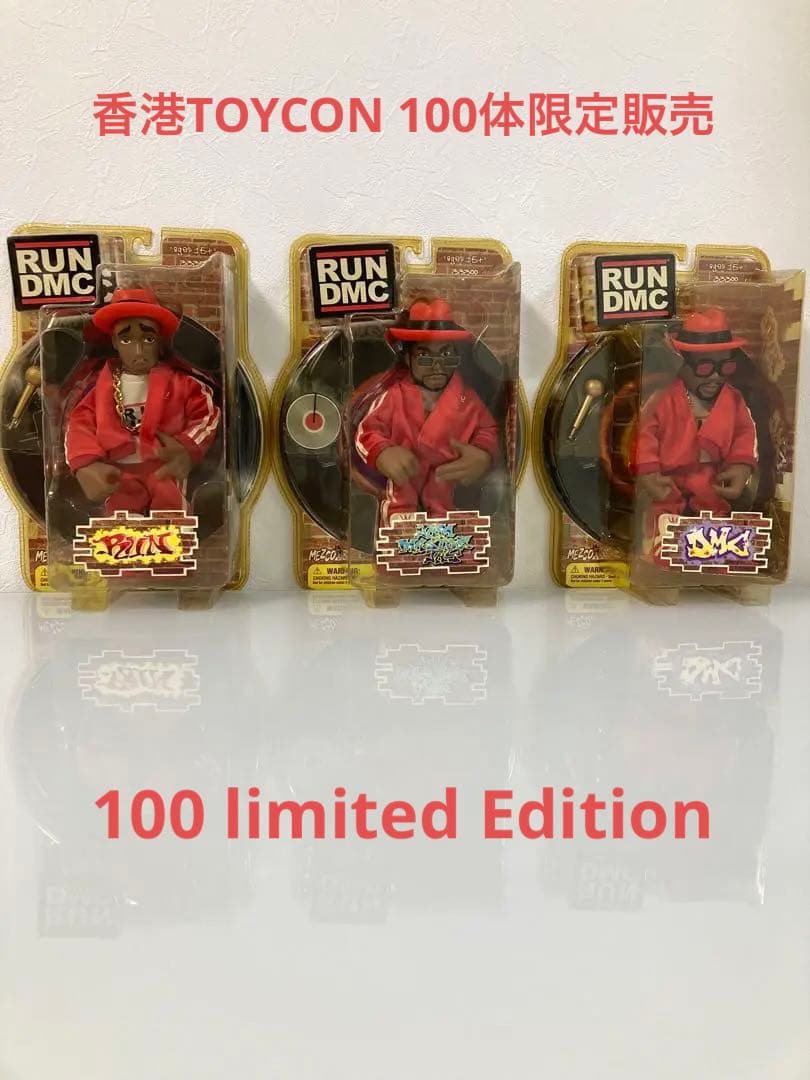 RUN DMCフィギュア　3体セット　HIPHOP HOP 限定