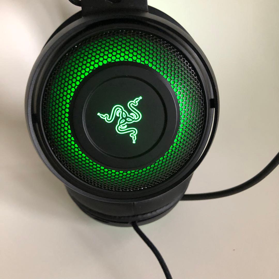 Razer Kraken Kitty ゲーミングヘッドセット 猫耳 ブラック