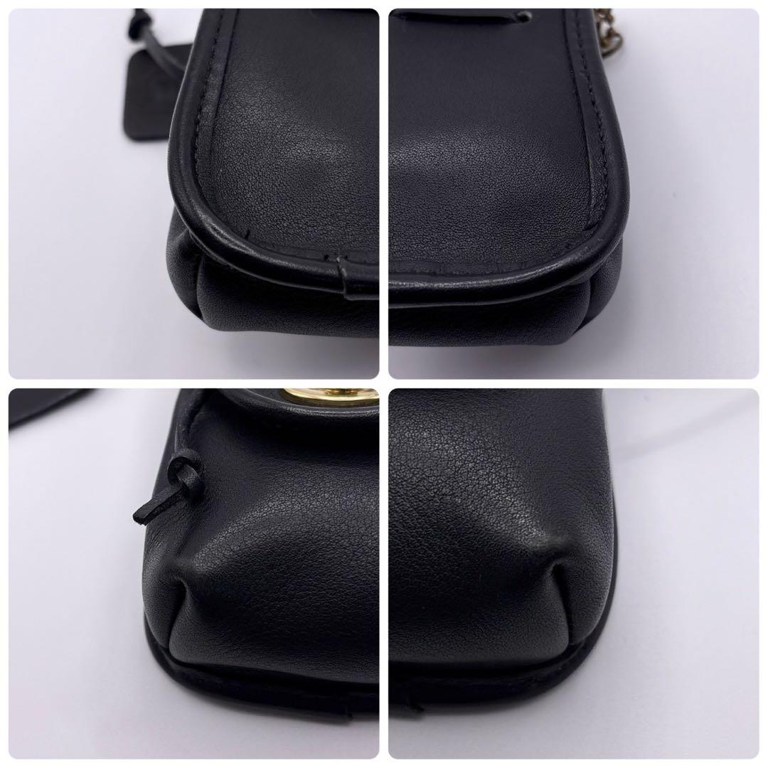 コーチ COACH キーホルダー ケース ターンロック リュック ブラック