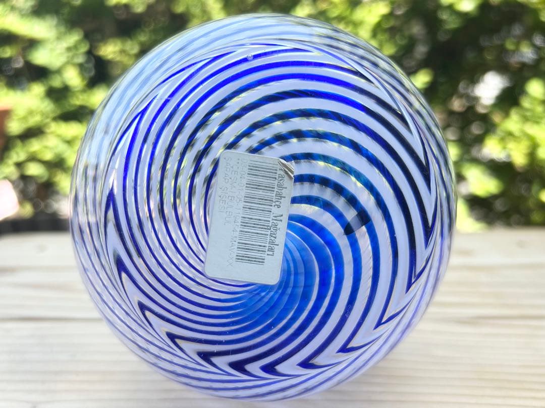 ビンテージ/デキャンタ/トルコ/パシャバチェ/Pasabahce/アートガラス