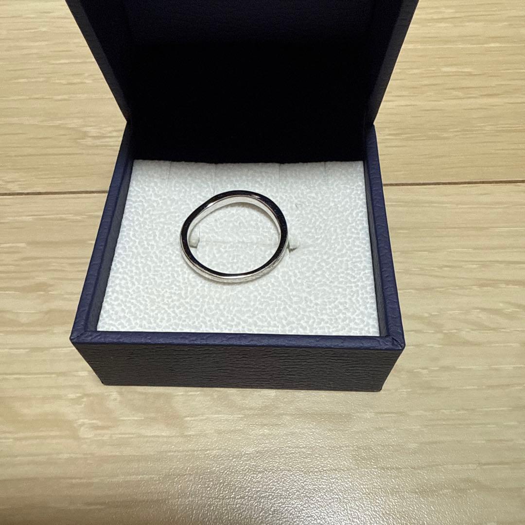 【Sup】Vendome Aoyama Men'sホワイトゴールドリング