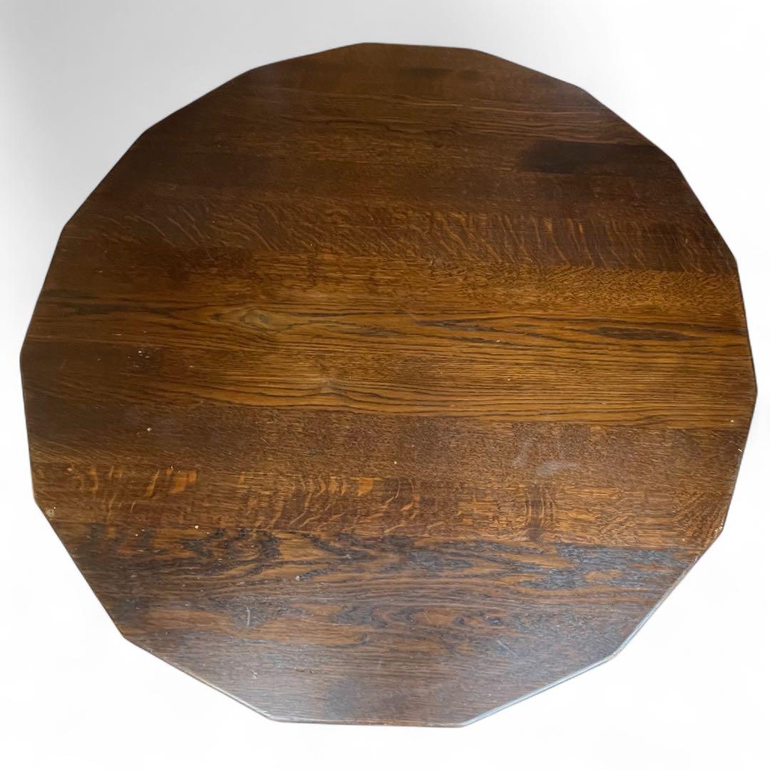 オランダ民芸家具 ネザーランズフォークロア 16角形 ダイニングテーブル