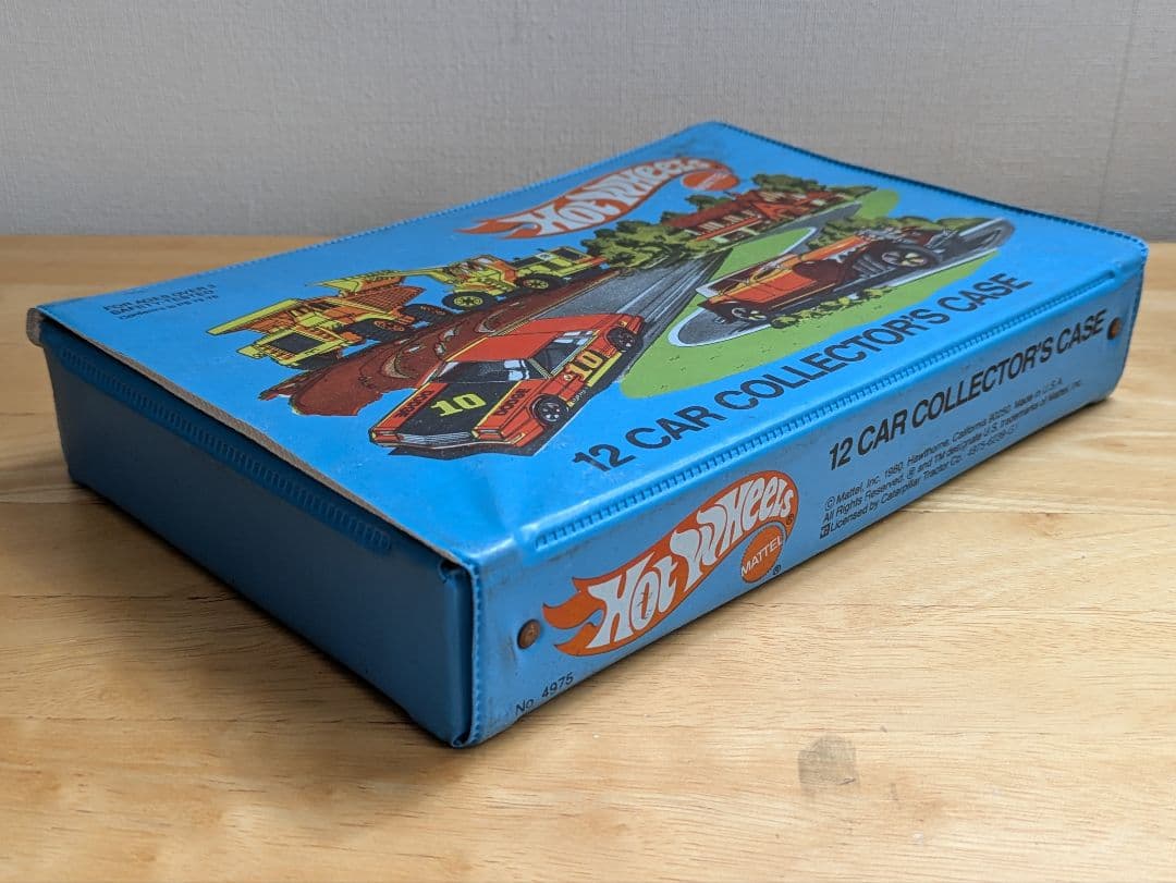 ビンテージ マテル ホットウィール 1980年製12台収納ケース （車両込み）