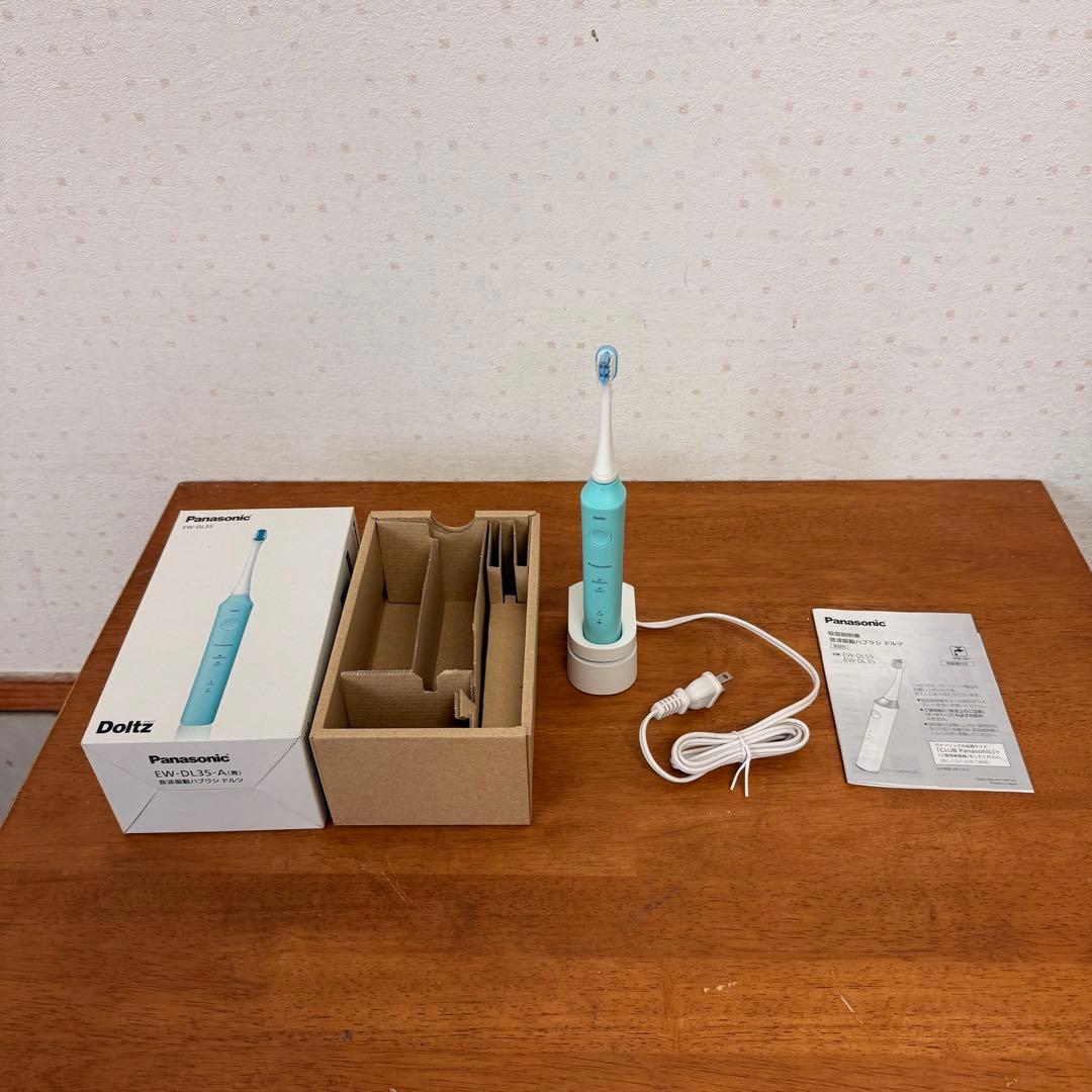 ● 未使用 パナソニック 電動歯ブラシ ドルツ 青 EW-DL35