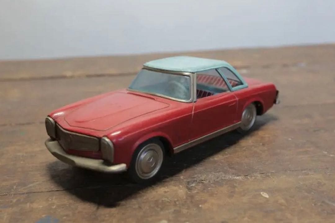 吉屋製 KOブリキ自動車 メルセデスベンツ230SL