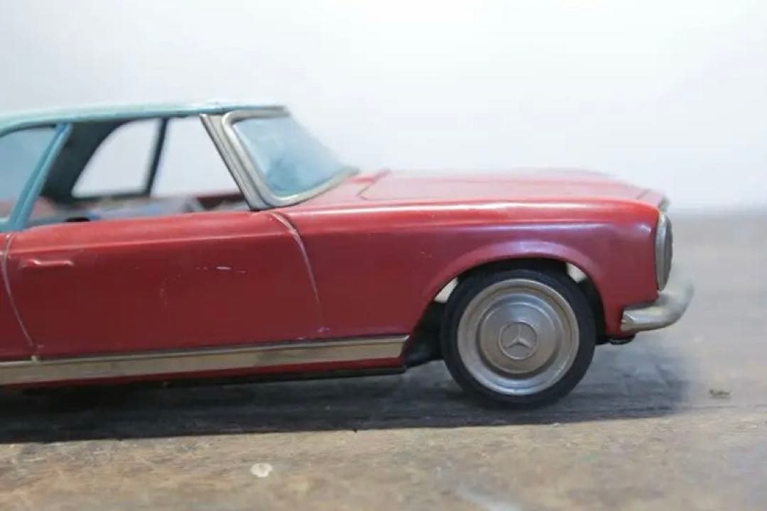 吉屋製 KOブリキ自動車 メルセデスベンツ230SL