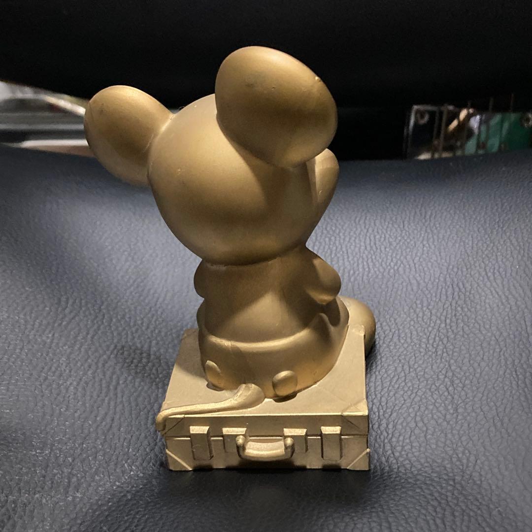 レア　真鍮製ゴールド ミッキーマウス フィギュア