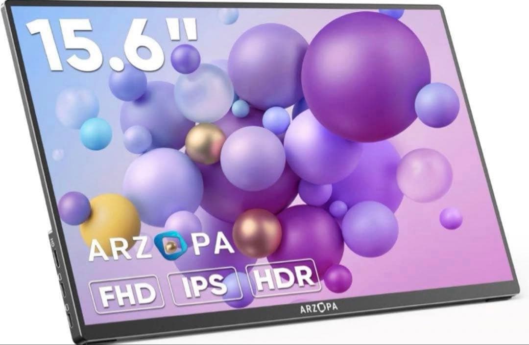 即納・未使用品　モバイルモニター 15.6インチ ARZOPA A1 GAMUT