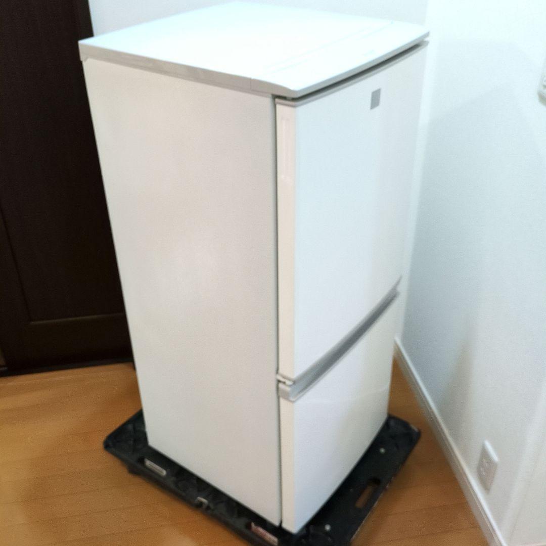 【2018年製】SHARP 冷蔵庫 (137L) SJ-14E6-KW