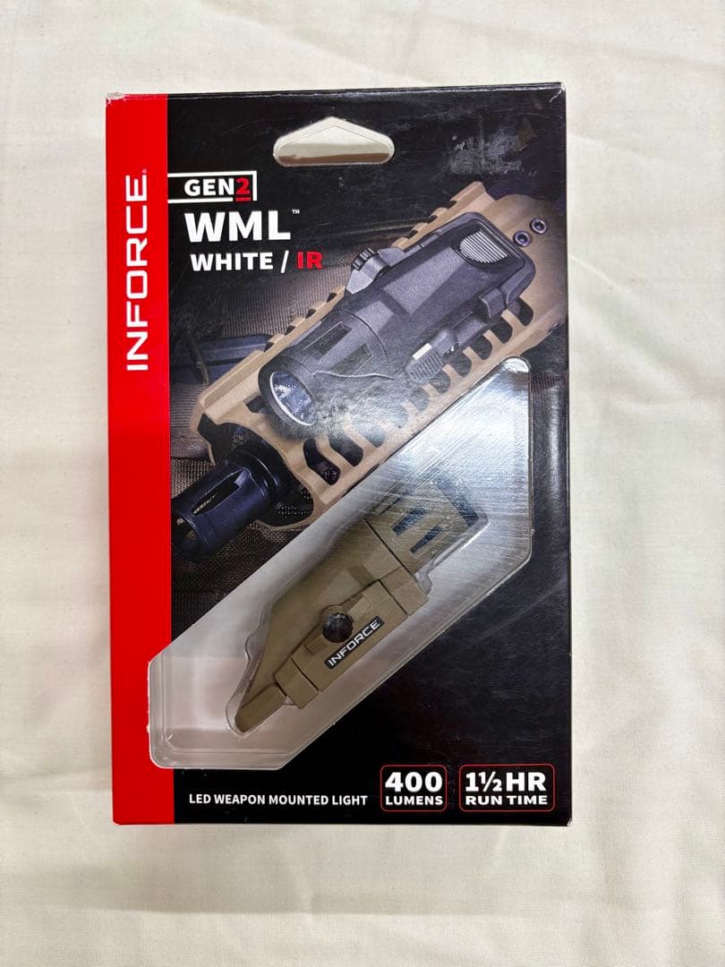 INFORCE WML White / IR タン　実物　タクティカルライト