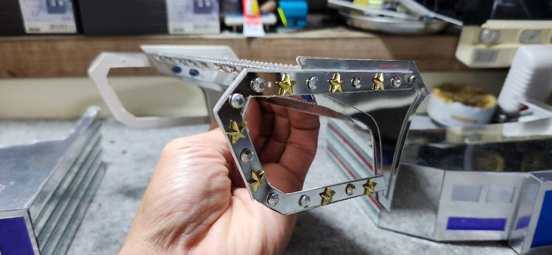 タミヤ1/14 トラック　デコトラ　自作バンパー追加します！makuです！