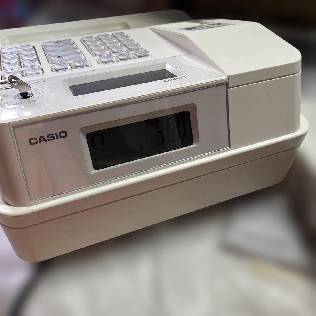 CASIO カシオ電子レジスター　SR-G3 ペーパーおまけ　キャッシュレス対応