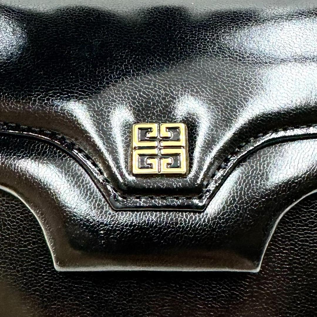 GIVENCHY ジバンシー 4Gロゴ フォーマル ハンドバッグ ゴールド金具