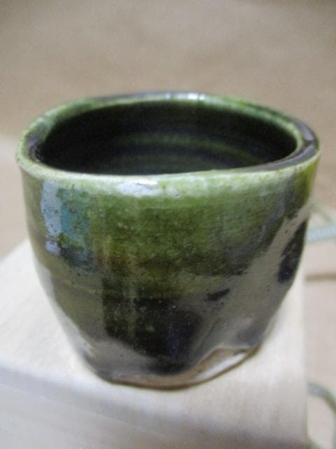 織部焼き　酒盃　Q50-2