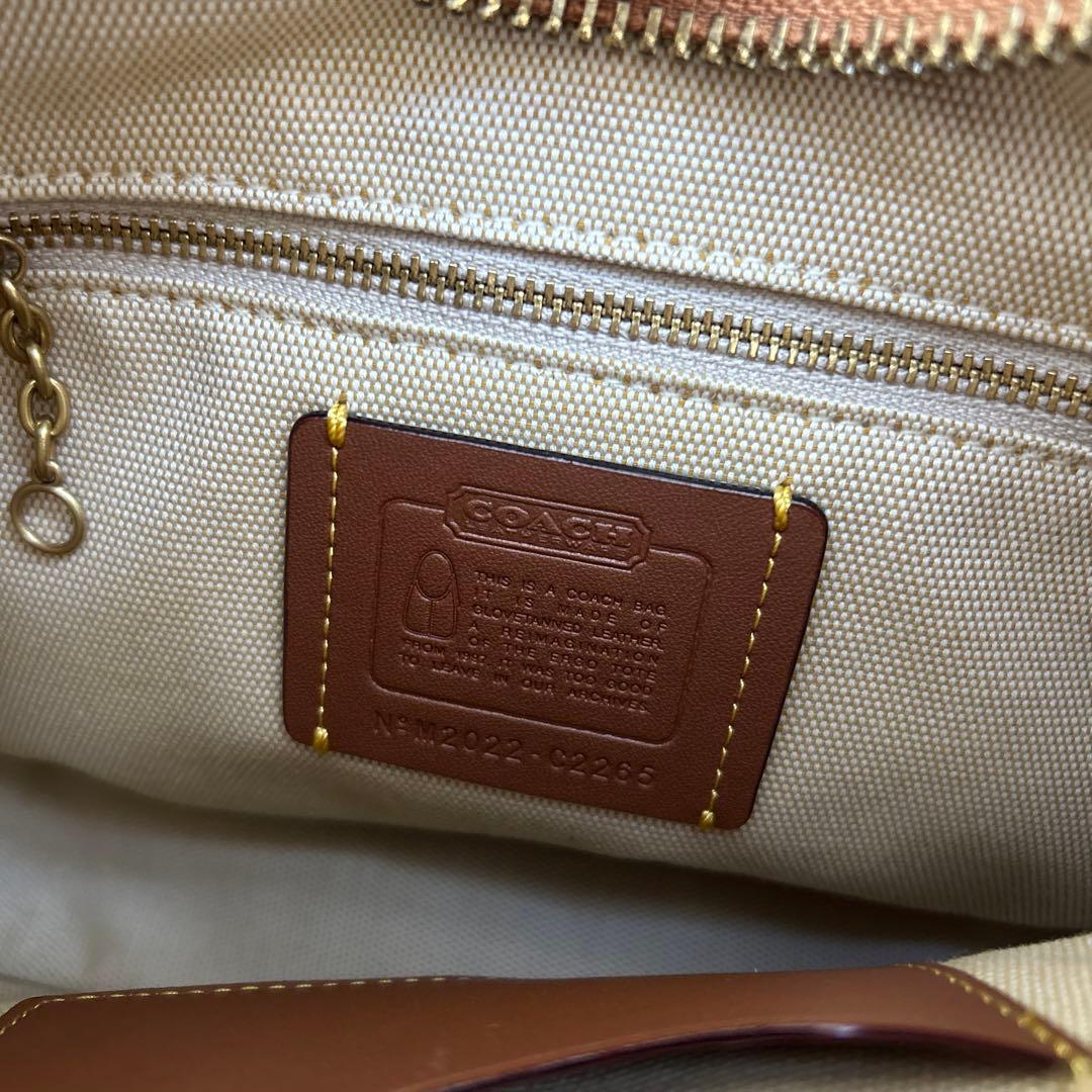 【COACH 】美品✨ブラウン ショルダーバッグ　c2265