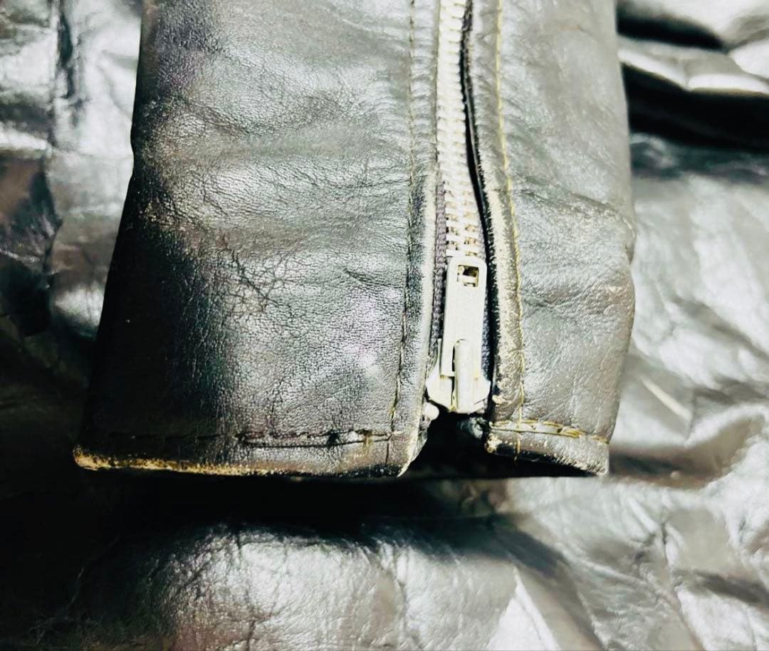 BROOKS ブラック シングルライダース 60s 70s ジョニー ディップ