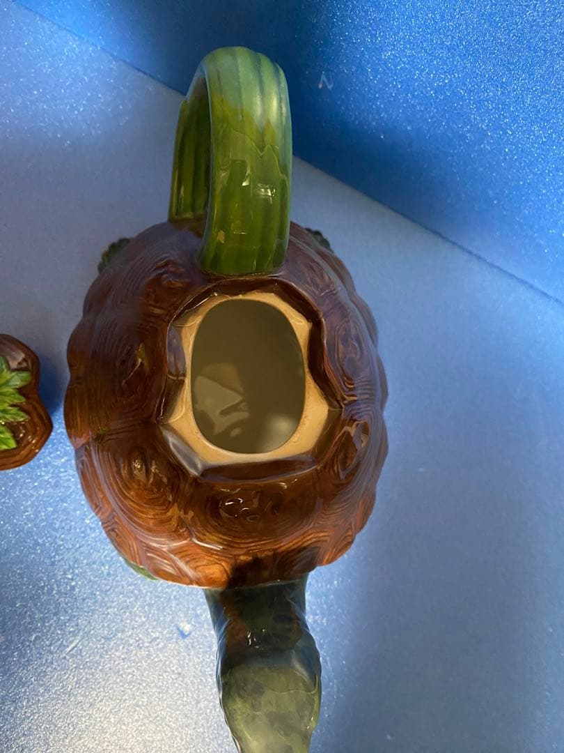 【限定品】ミントン　マジョリカコレクション　タートルティーポット