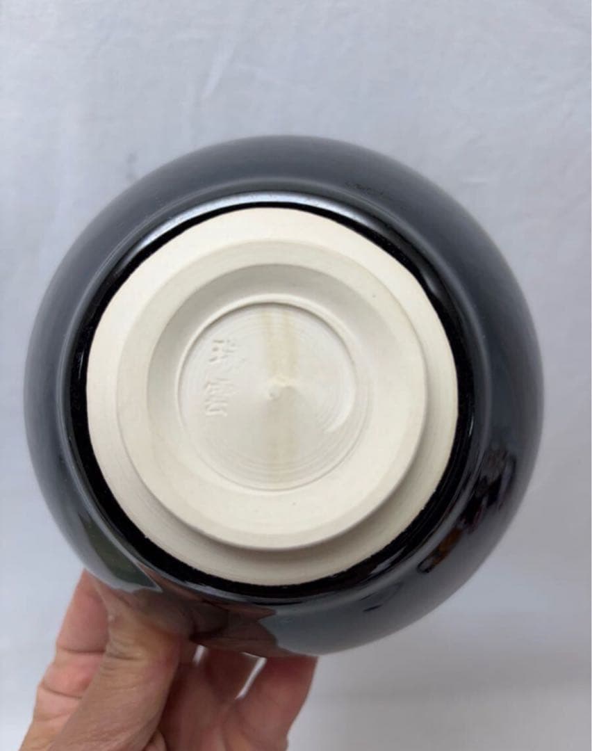 茶道具 黒塗天目台 瑞雲作 金彩波絵 天目茶碗 、竹台子、煙草盆、旅箪笥まとめて