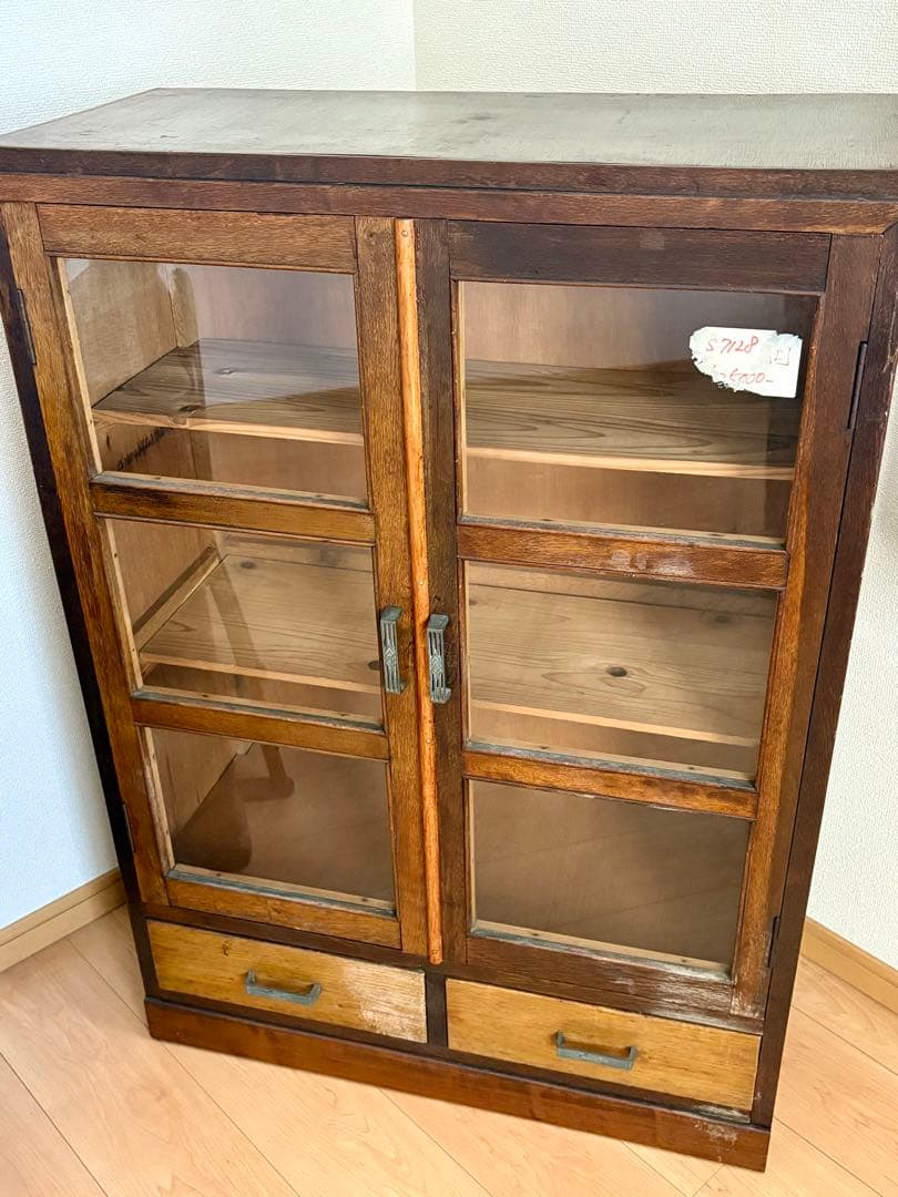 古家具　古道具　本棚　キャビネット