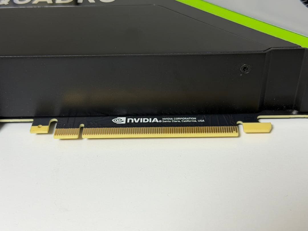 NVIDIA QUADRO RTX 5000 16GB AIグラフィック