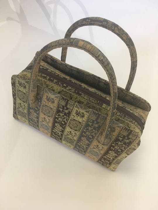 ハンドバック　龍村美術織物　紅牙瑞錦