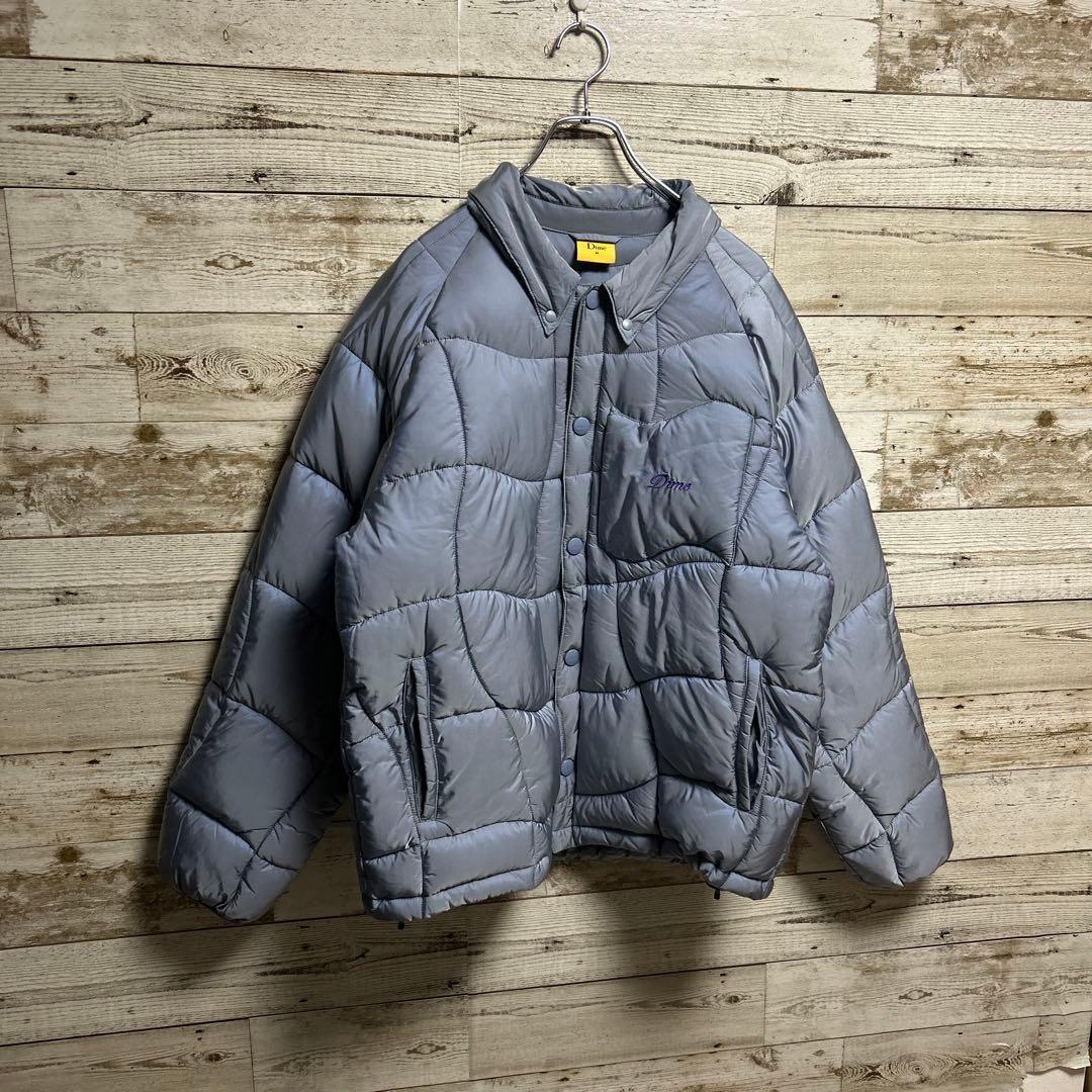 142【人気即完売品】ダイム☆ワンポイント刺繍ロゴ　パファージャケット