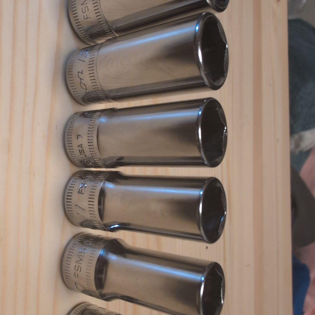 Snap-on セミディープソケット 3/8 212FSMSY