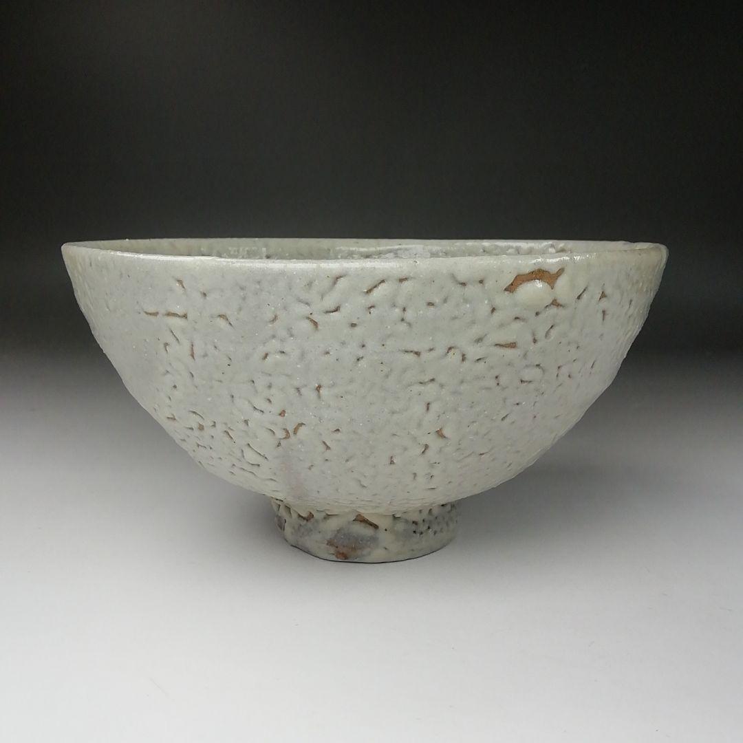 Ｔ２８７　茶碗　『井戸形茶碗』『吉川心水 作』　共箱　抹茶碗　茶道具