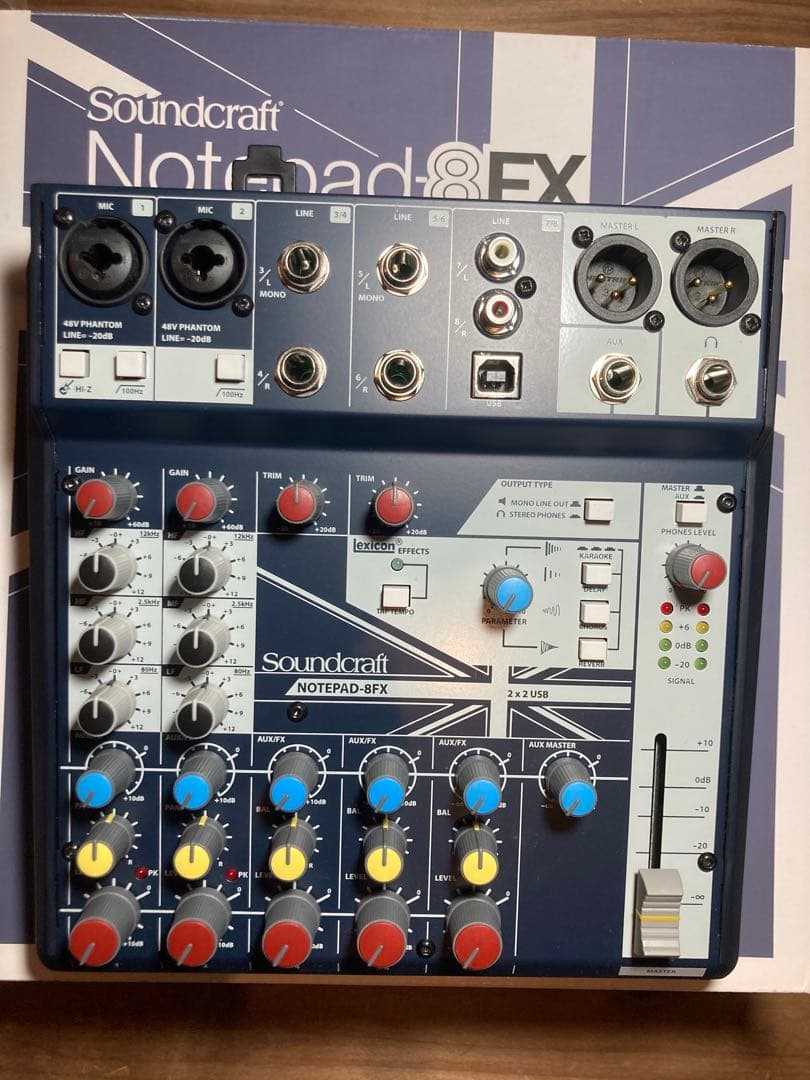 Soundcraft アナログミキサー8ch / Notepad-8FX