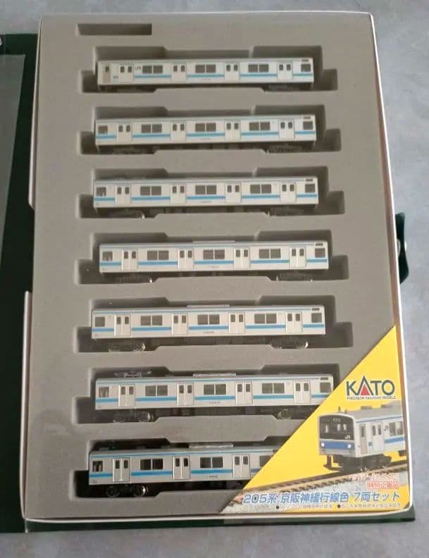 KATO JR205系通勤形電車 京阪神緩行線色 7両セット【付属品未使用】