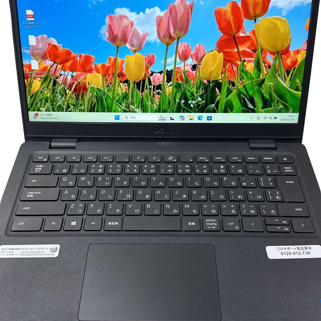 DELL ノートパソコン i5第11世代★16GB 14インチ 高性能 652