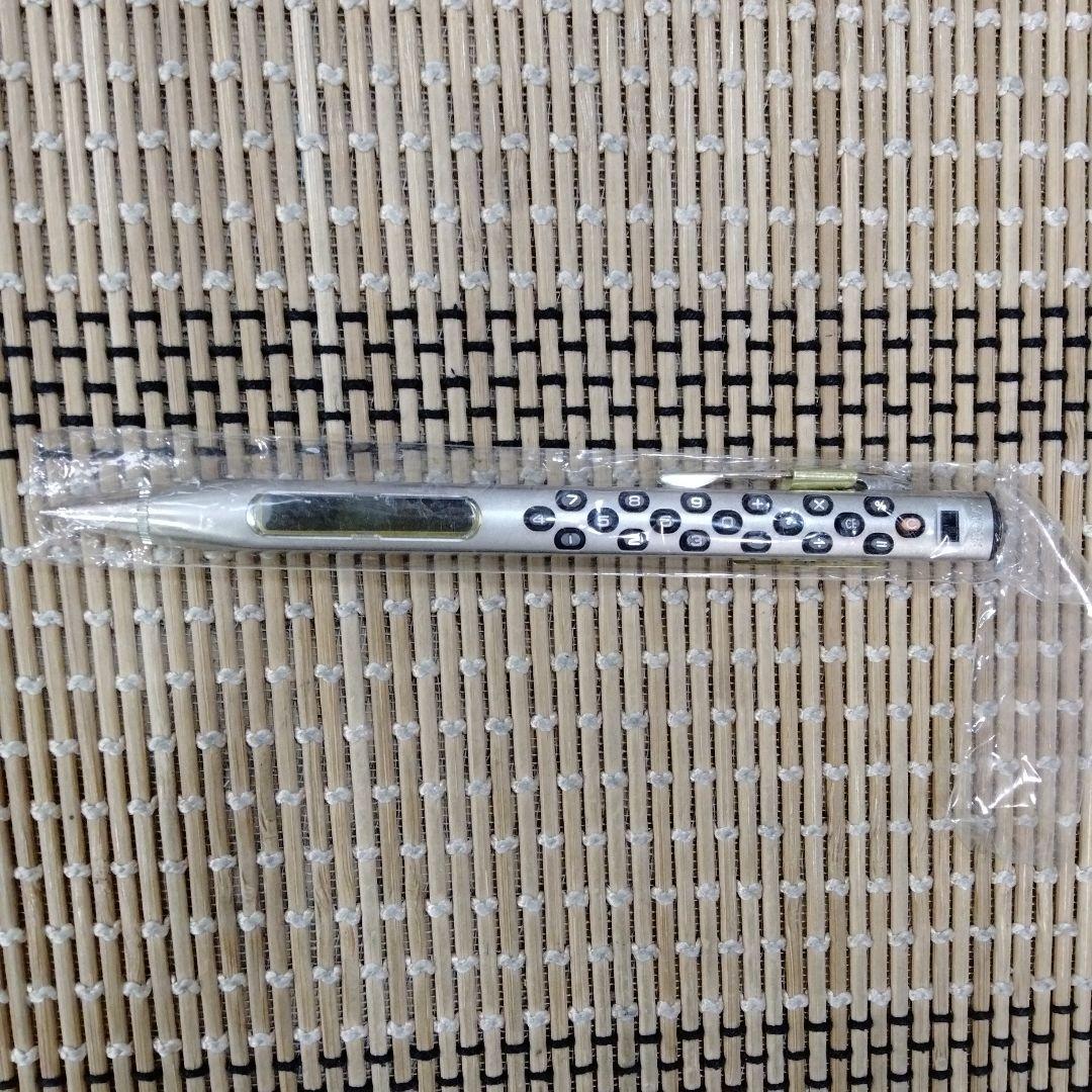 シルバー 多機能ボールペン 計算機付き