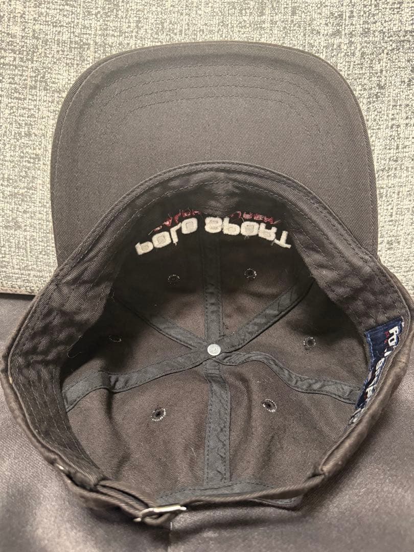 ヴィンテージ Polo Sport Ralph Lauren ブラック キャップ