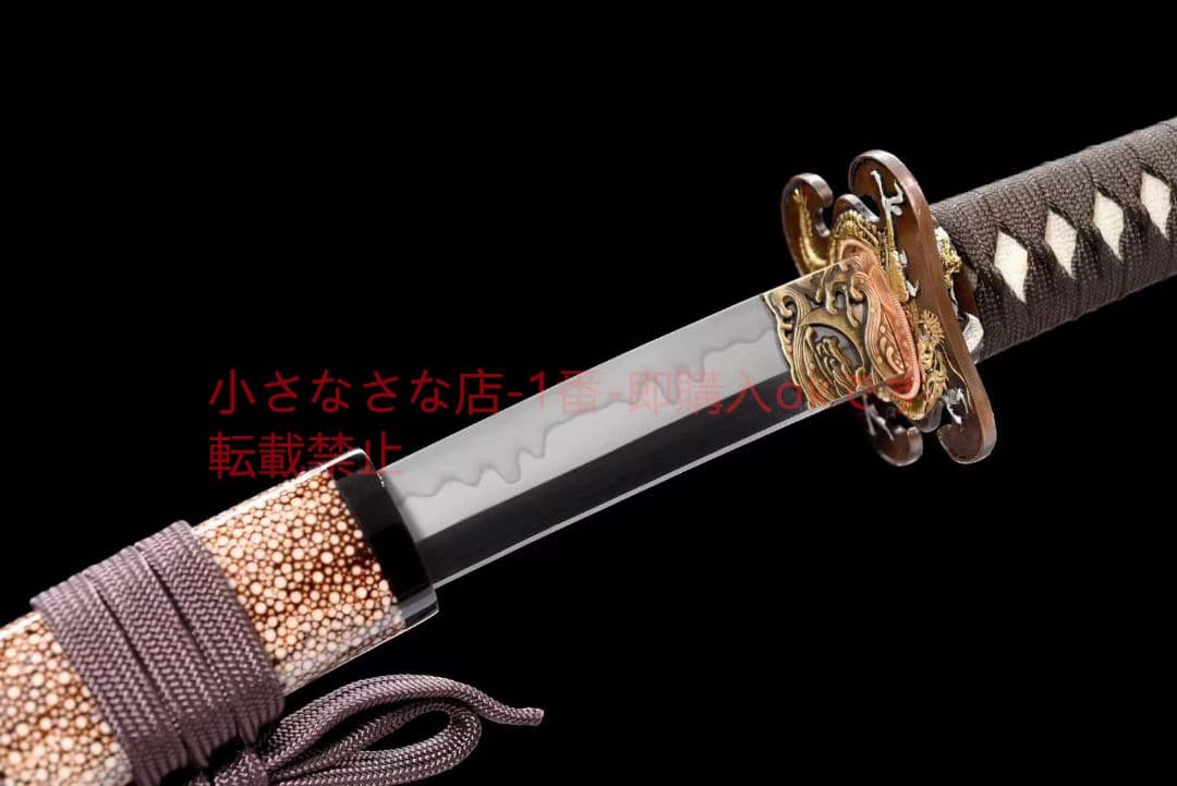 20寸T 10焼刃三色研磨『遊龍踏雪』武具　刀装具　日本刀　模造刀 居合刀