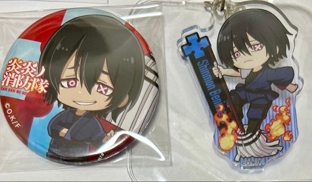 炎炎ノ消防隊　新門紅丸　まとめ売り 缶バッジ　アクキー