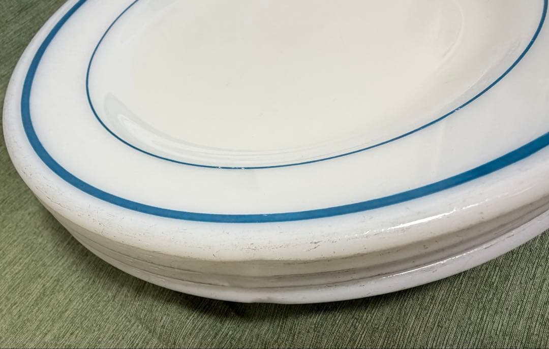 米軍 実物 PYREX ディナープレート 4枚 USN②