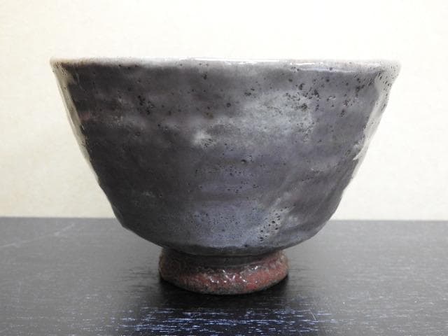 寿山萩茶碗　保存箱有　MA１５３