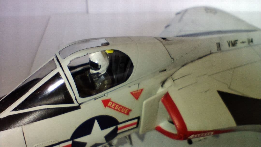 プラモデル完成機　1/48　ダグラスF4D-スカイレイ