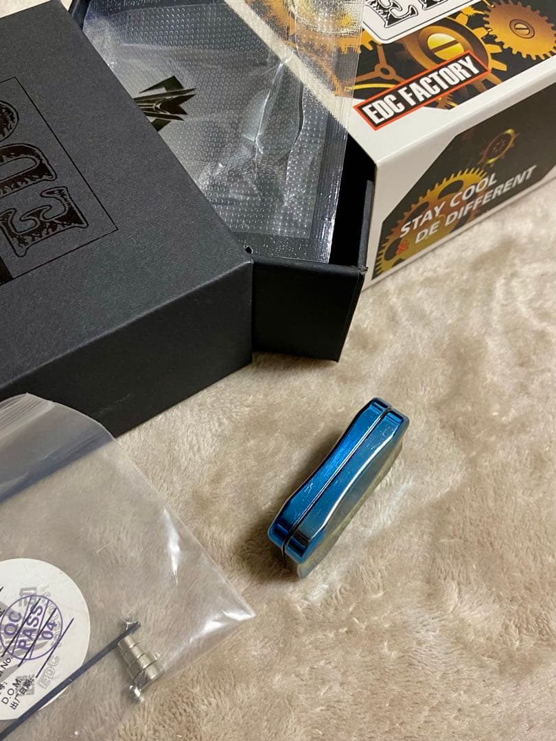 ZD EDC フィジェットトイ　無限位　音叉内蔵　Ti製