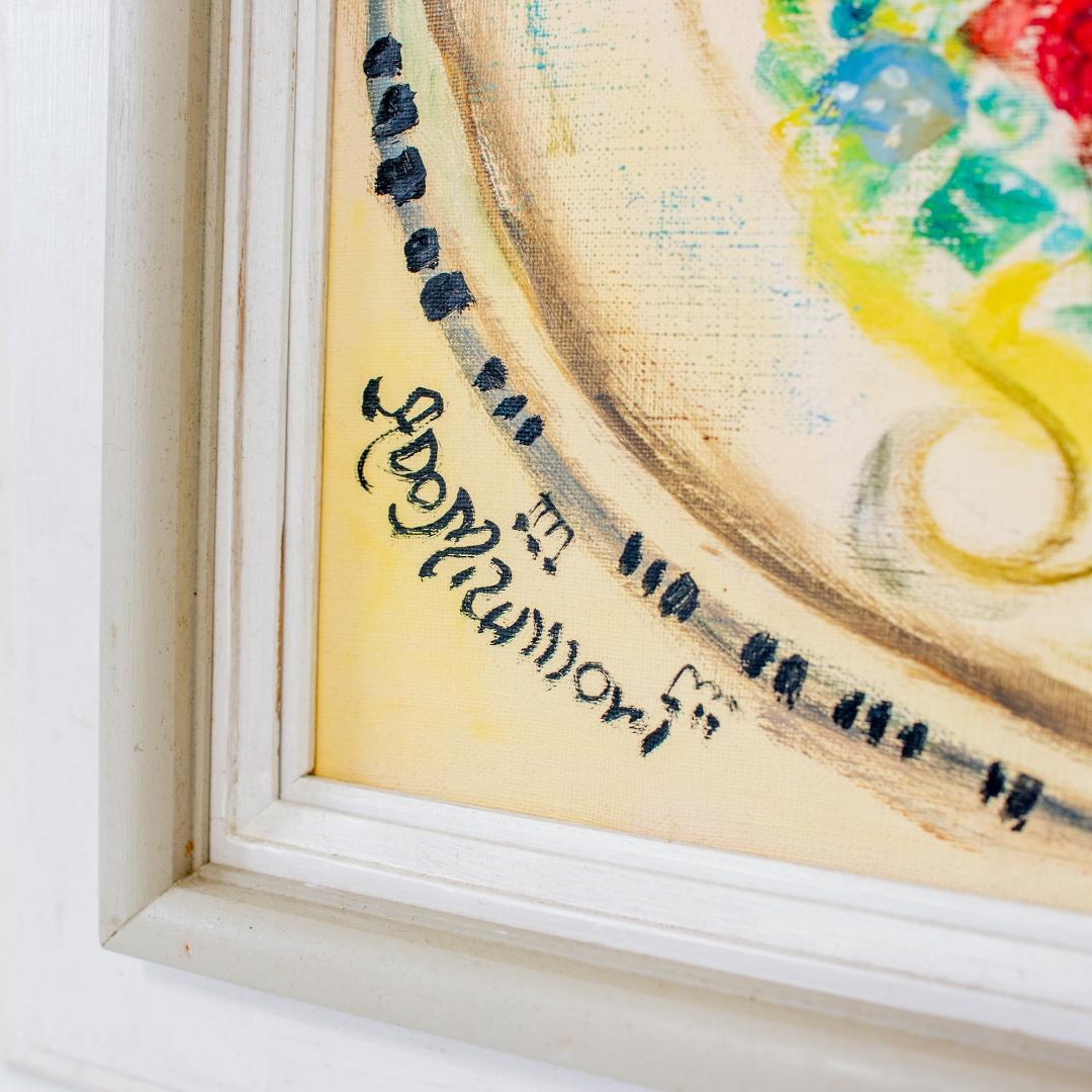 水森亜土 油彩(原画) Rose room F10号