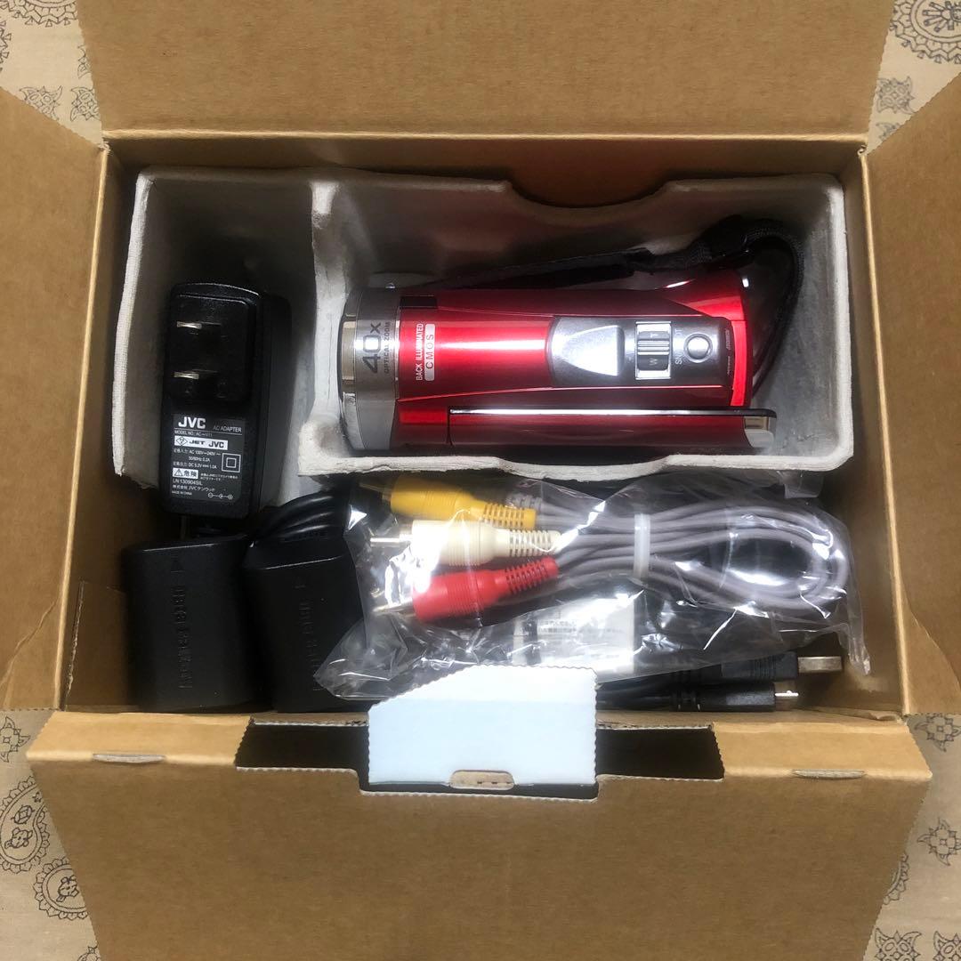 美品 JVC Everio GZ-HM33 バッテリー2個付 ビデオカメラ 完品