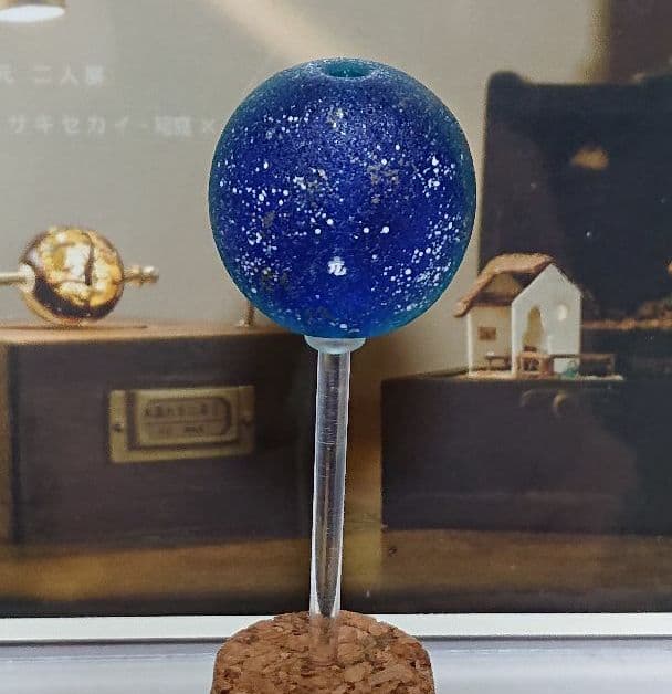 貴重です！ 増永元さん彩元堂 とんぼ玉 光る魚石