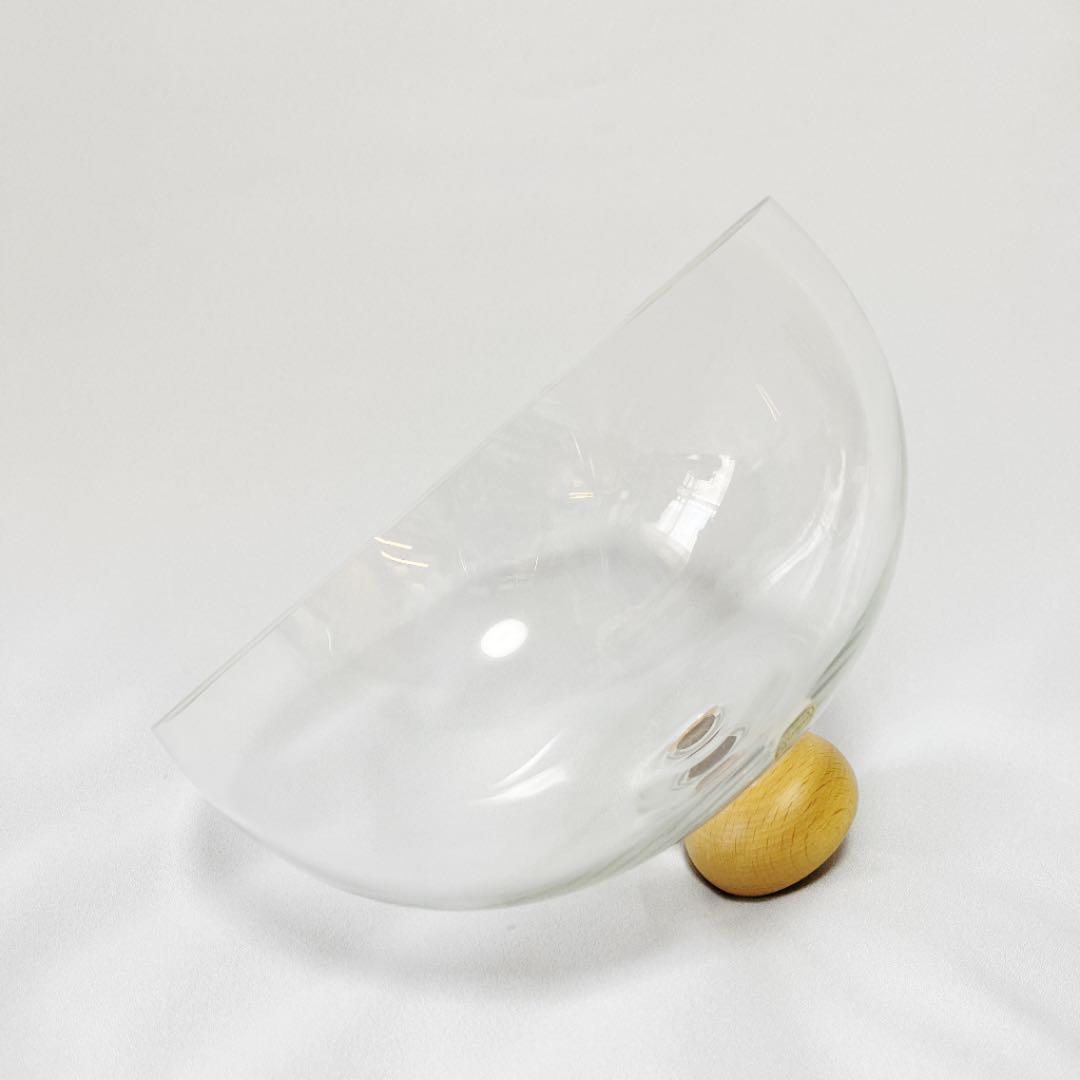 ケーキドーム　ケーキカバー　ガラスドーム　ボヘミアガラス　チェコスロバキア製